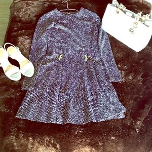 MK Long Sleeve Dress with Gold Hardware!